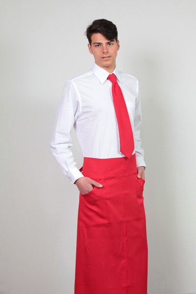 Grembiule bistrot unisex. Personalizzabile con il tuo logo