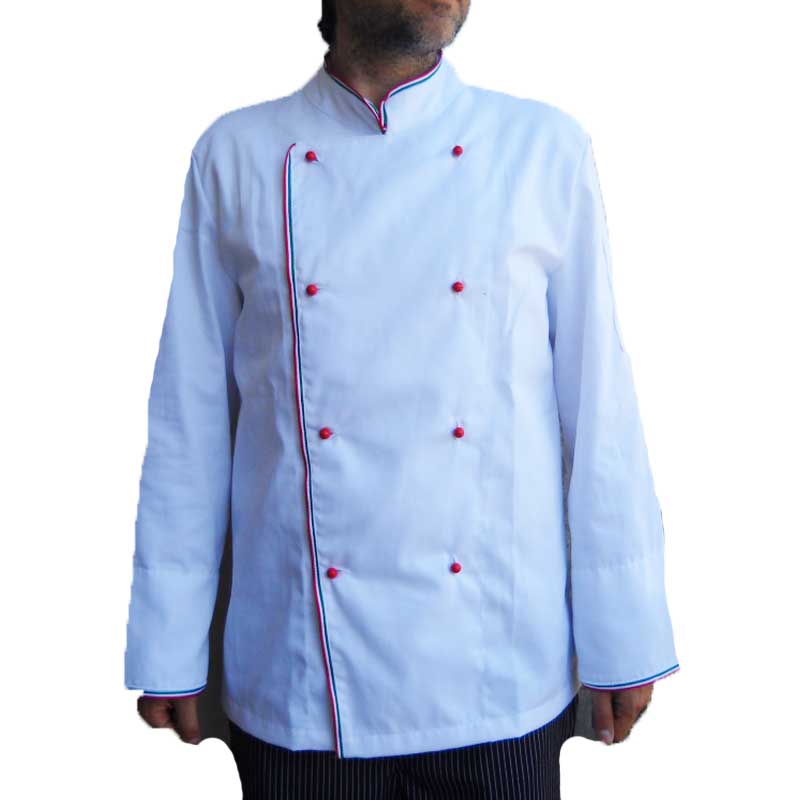 Giacca da chef modello Italia. Personalizzabile con il tuo logo