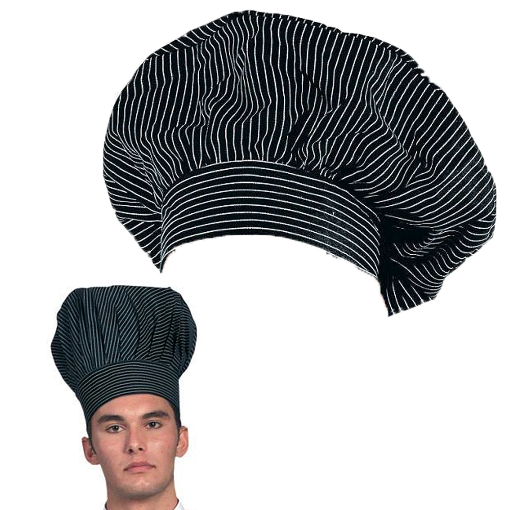 Cappello cuoco chef bianco o giallo in cotone. Personalizzabile con il tuo logo