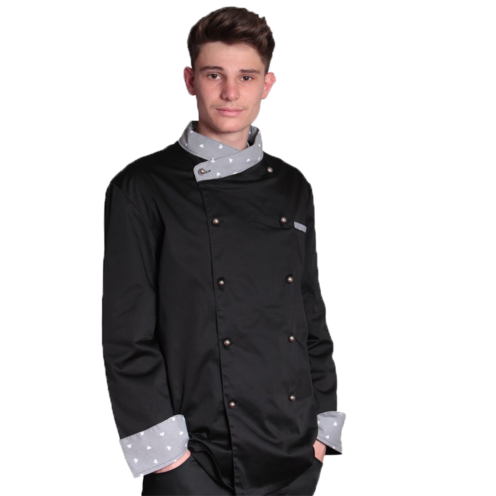 Giacca da cuoco in diverse colorazioni. Personalizzabile con il tuo logo