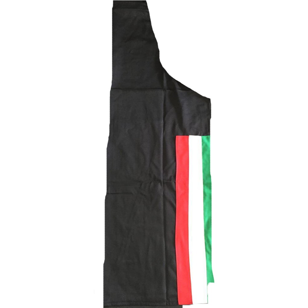 Tablier de cuisine tricolore italien. Personnalisable avec votre logo