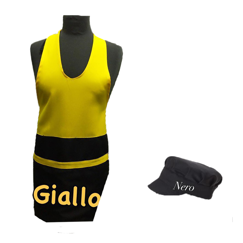 Grembiule Paragilet con Cappello per Bar. Personalizzabile con il tuo logo