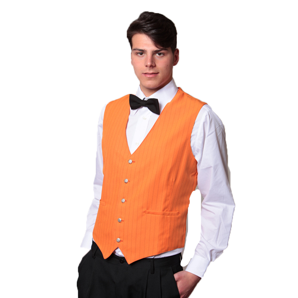 Gilet uomo da lavoro gessato. Personalizzabile con il tuo logo