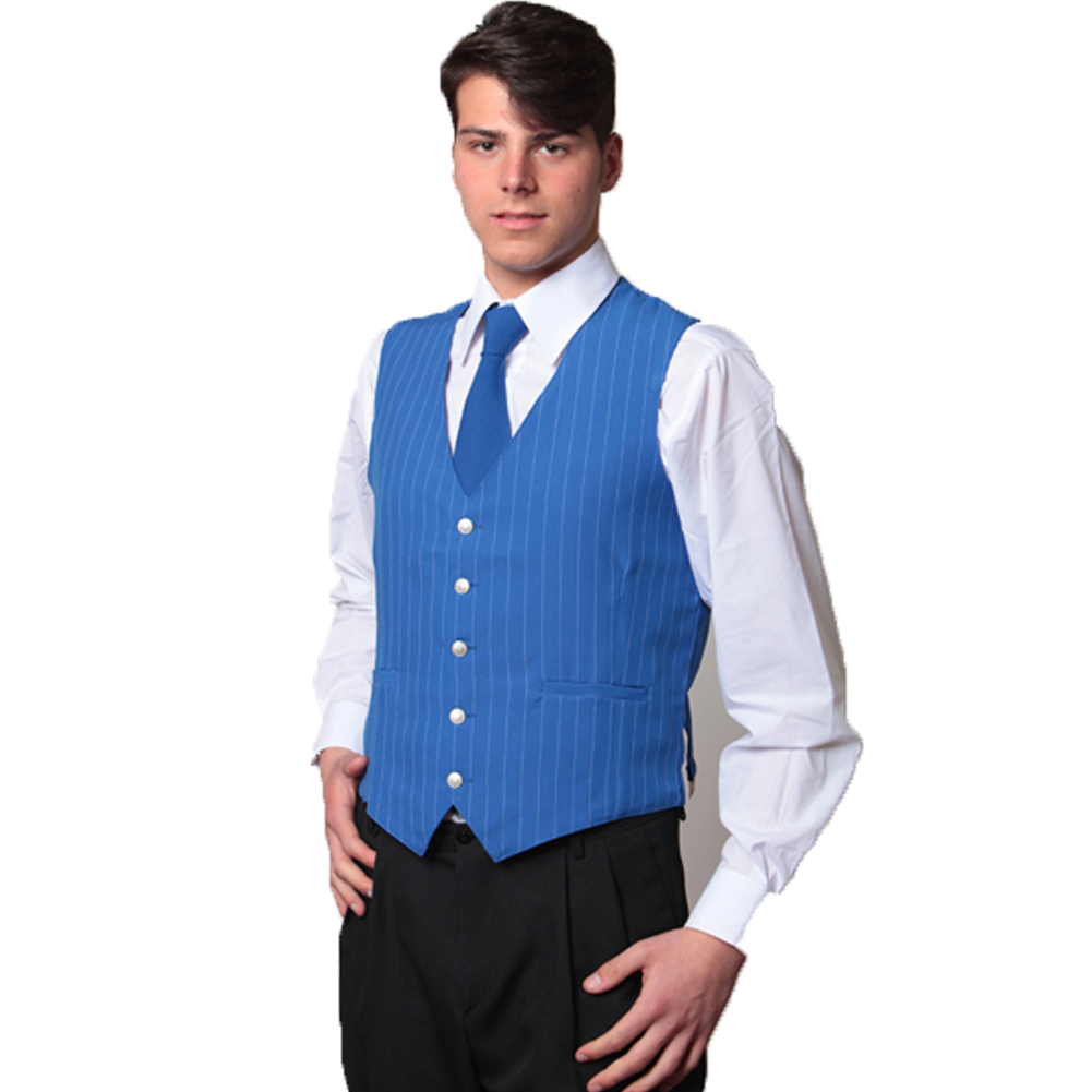 Gilet uomo da lavoro gessato. Personalizzabile con il tuo logo