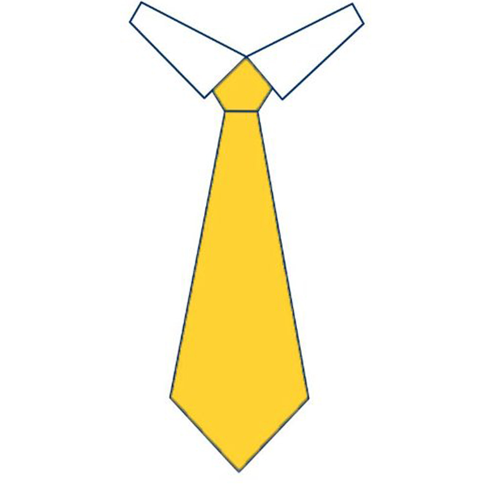 Cravatta da lavoro in vari colori. Personalizzabile con il tuo logo