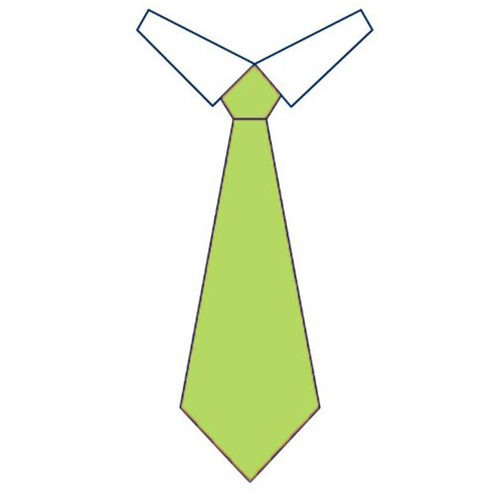 Cravatta da lavoro in vari colori. Personalizzabile con il tuo logo