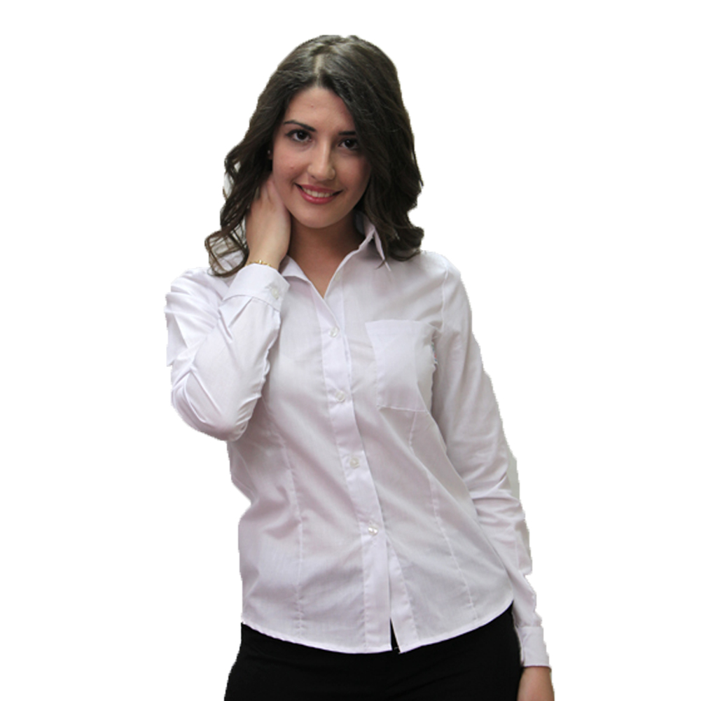 Camicia da donna in cotone. Personalizzabile con il tuo logo