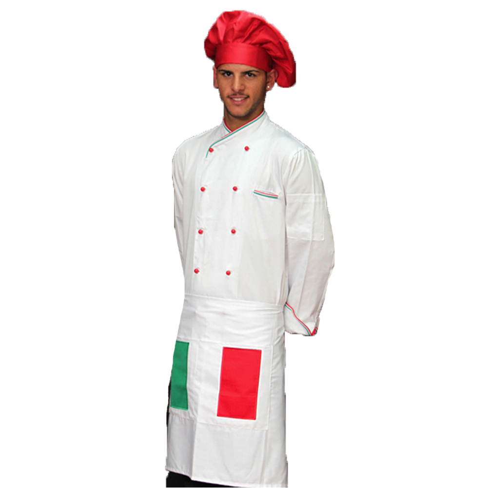 Casacca Chef modello Italia in Cotone. Personalizzabile con il tuo logo