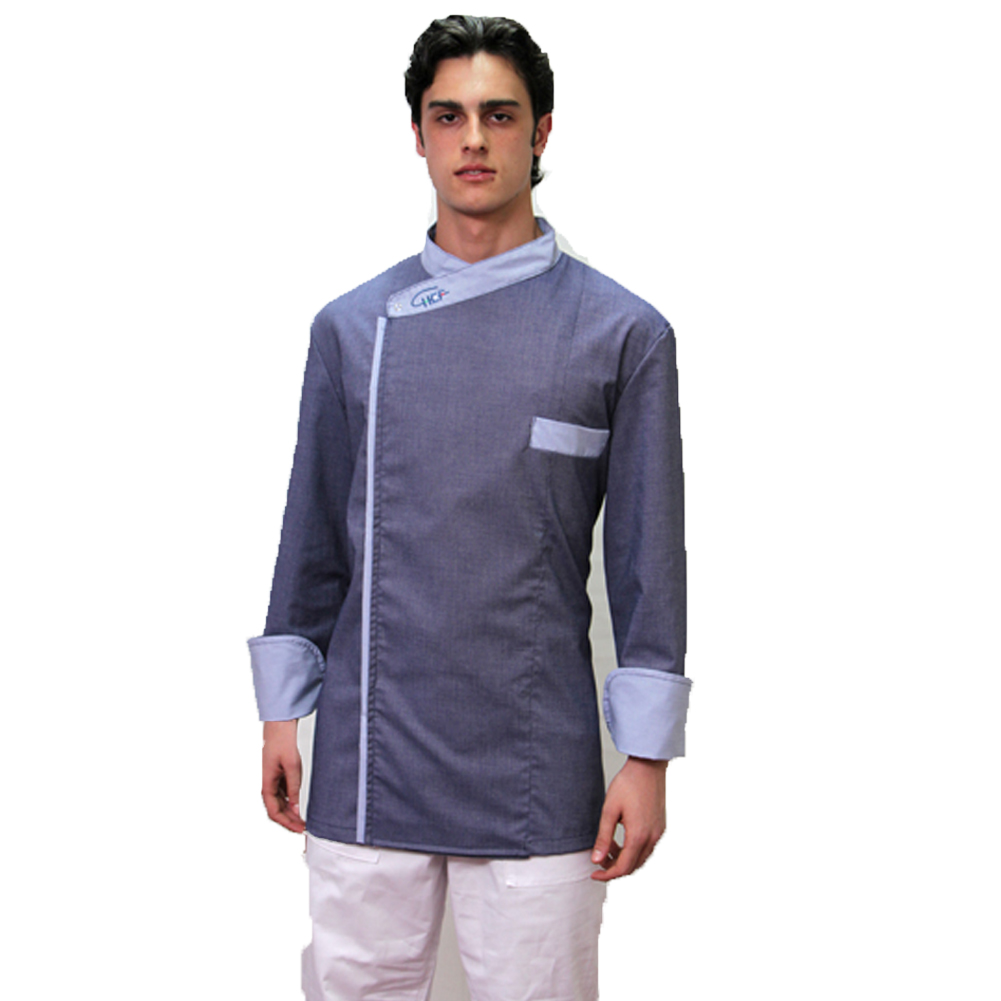 Giacca casacca da cuoco in cotone. Personalizzabile con il tuo logo