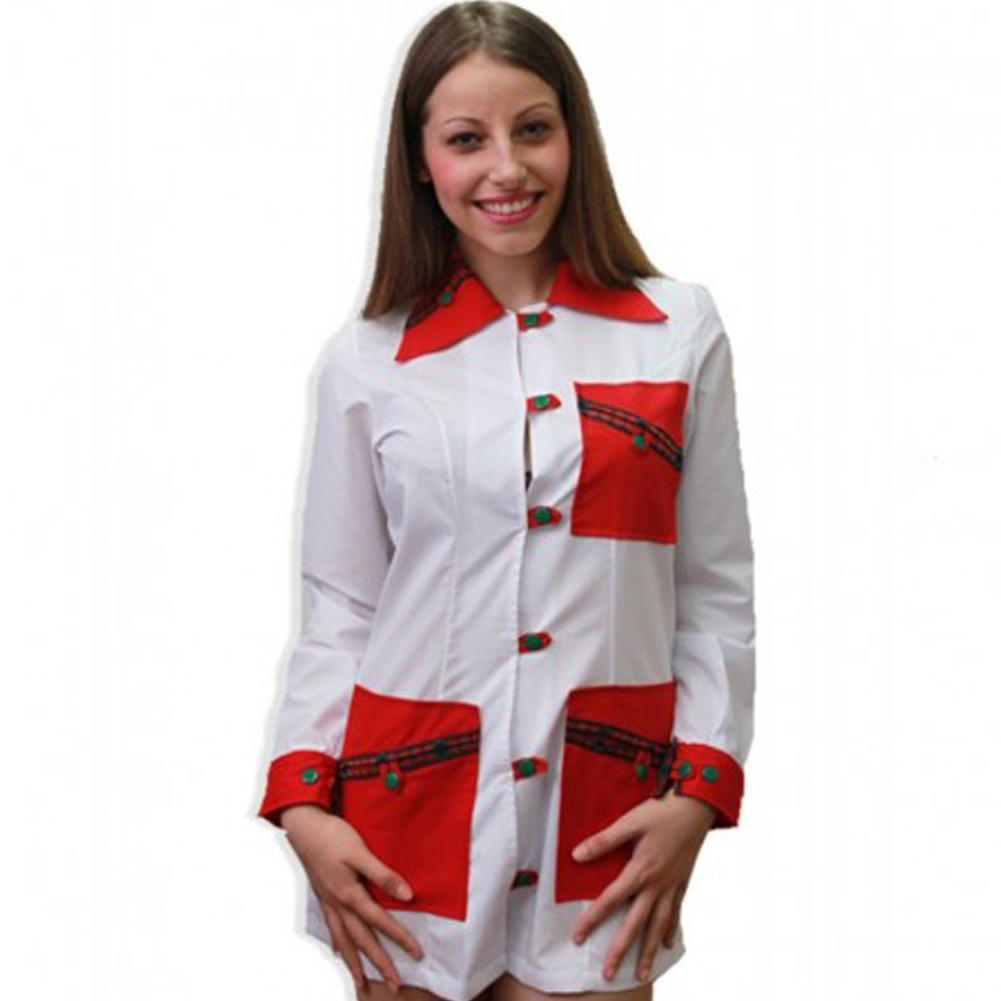 Camice da lavoro donna coloniali. Personalizzabile con il tuo logo