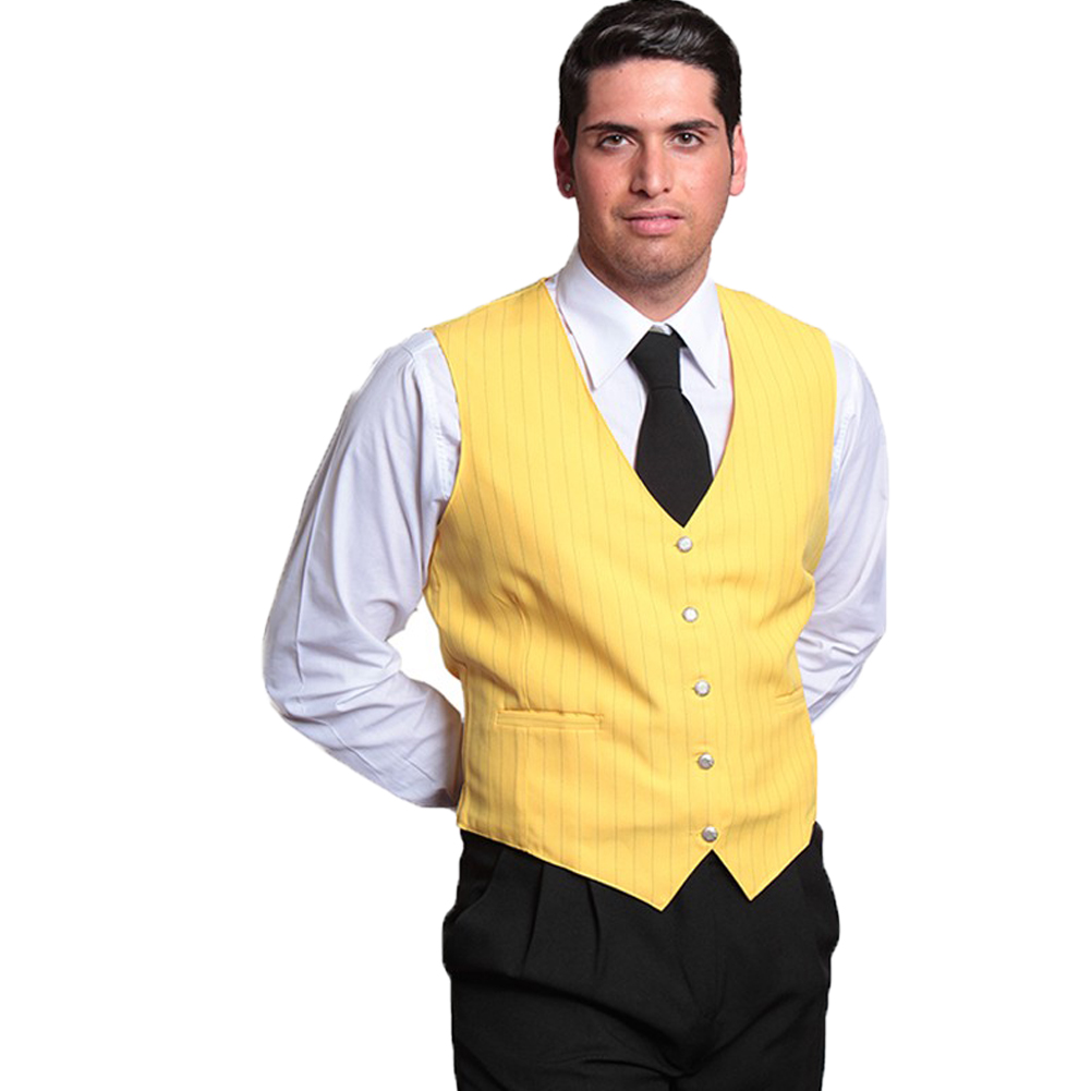 Gilet uomo da lavoro gessato. Personalizzabile con il tuo logo