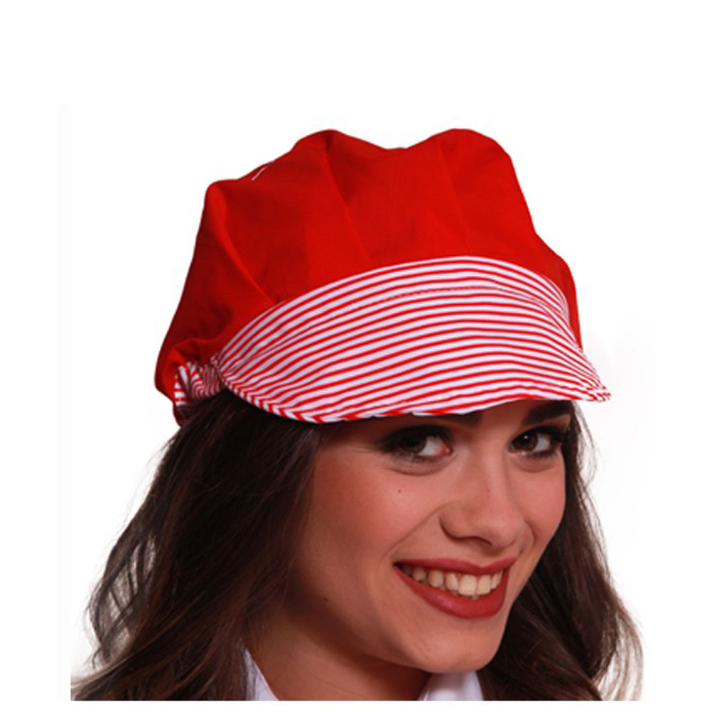 Berretto da lavoro per donna. Personalizzabile con il tuo logo