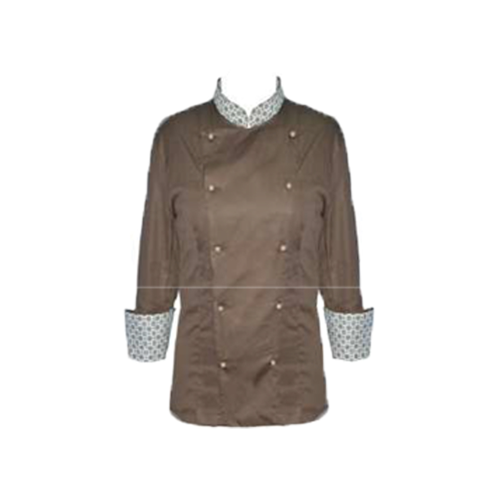 Giacca da lavoro per donna chef. Personalizzabile con il tuo logo