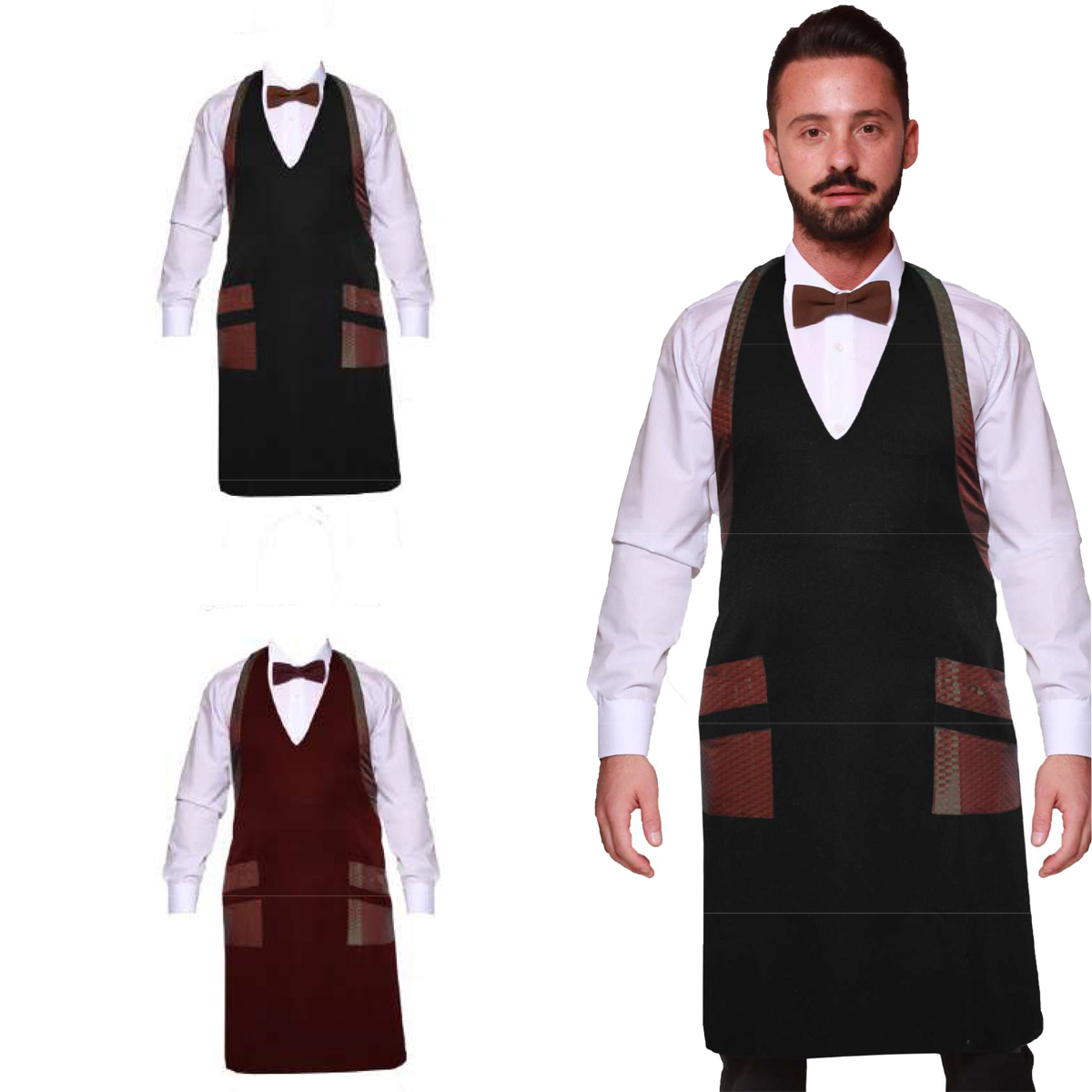 Grembiule Camaleonte da cameriere. Personalizzabile con il tuo logo