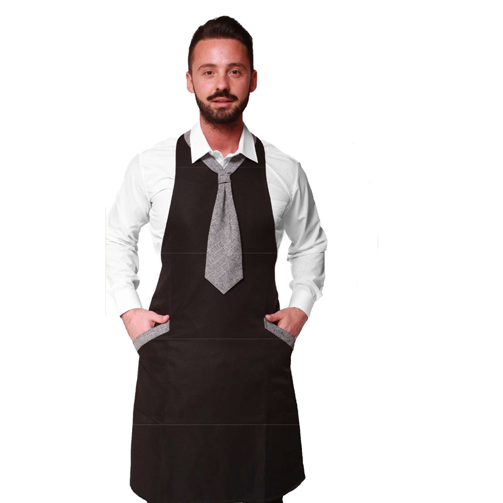 Grembiule e cravatta per camerieri. Personalizzabili con il tuo logo
