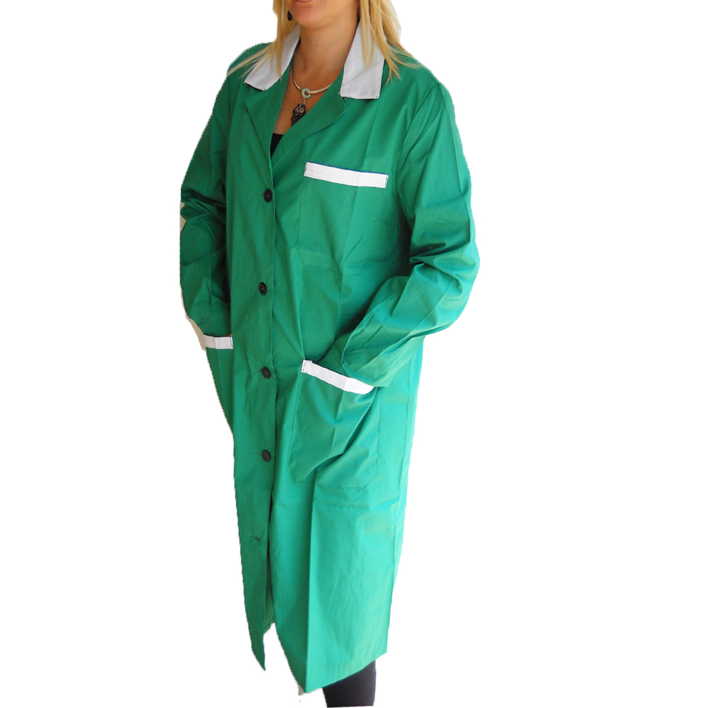 Camice da donna verde. Personalizzabile con il tuo logo