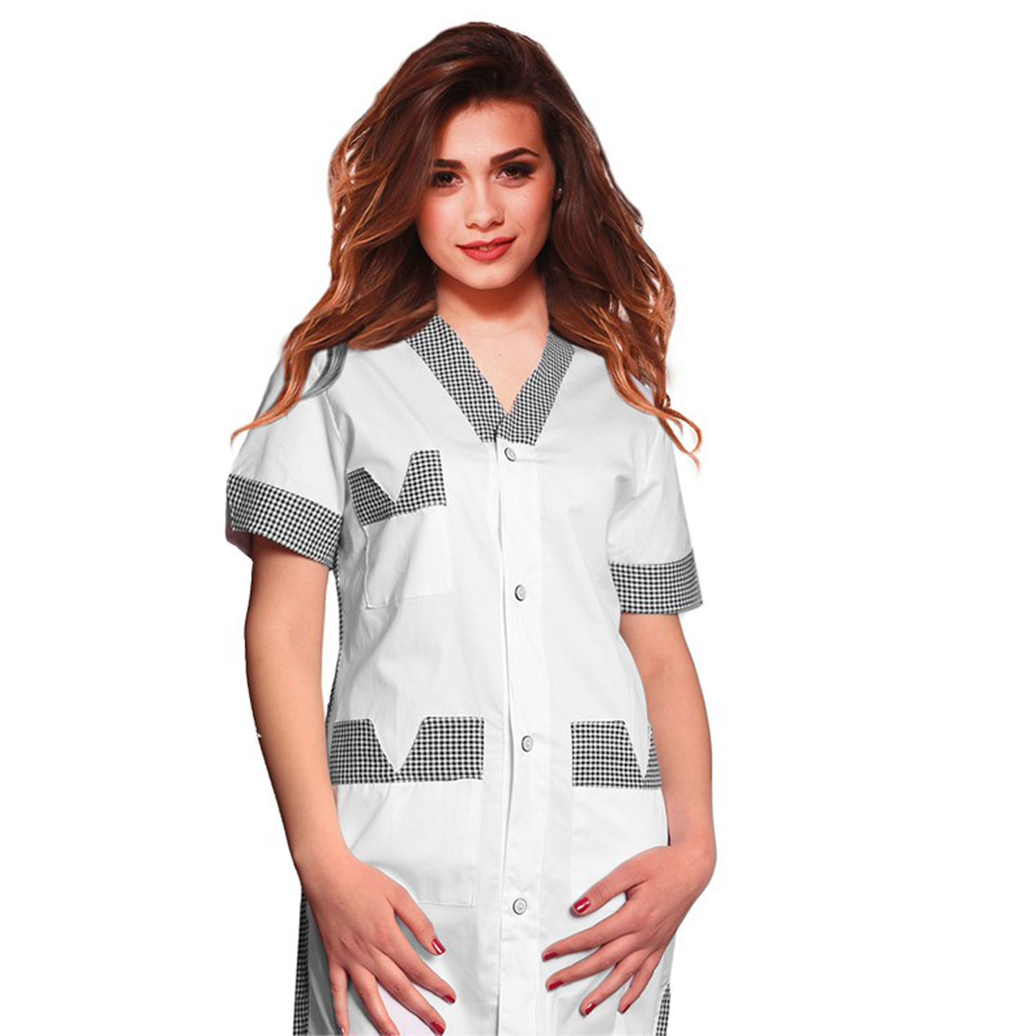 Camice da estetista. Personalizzabile con il tuo logo