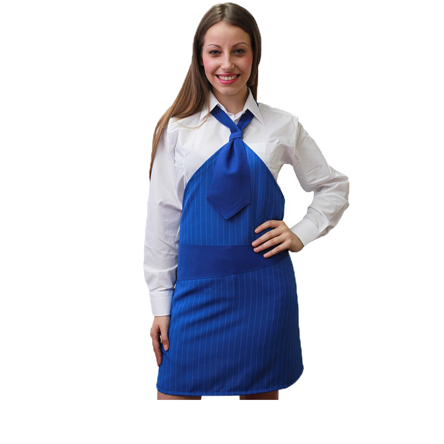 Grembiule da donna elegante dragon gessato. Personalizzabile con il tuo logo