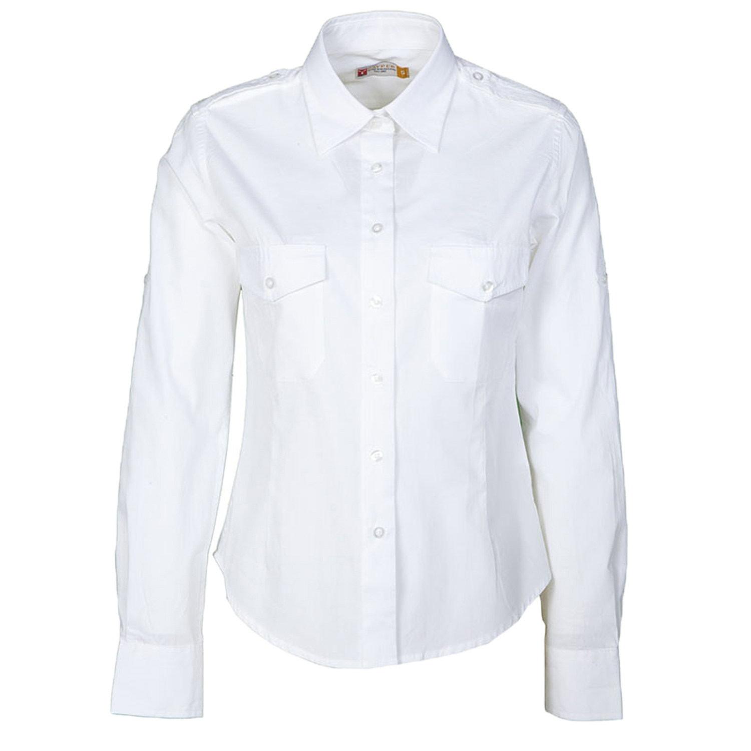 Chemise de femme de chambre blanche tailles 36 et 38. Personnalisable avec votre logo
