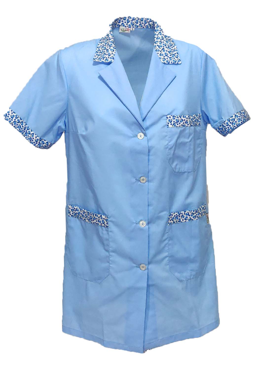 Camice da donna con bottoni e mezze maniche. Personalizzabile con il tuo logo