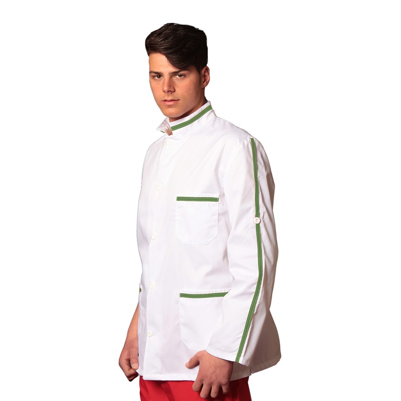 Giacca Casacca per salumiere e macellaio. Personalizzabile con il tuo logo