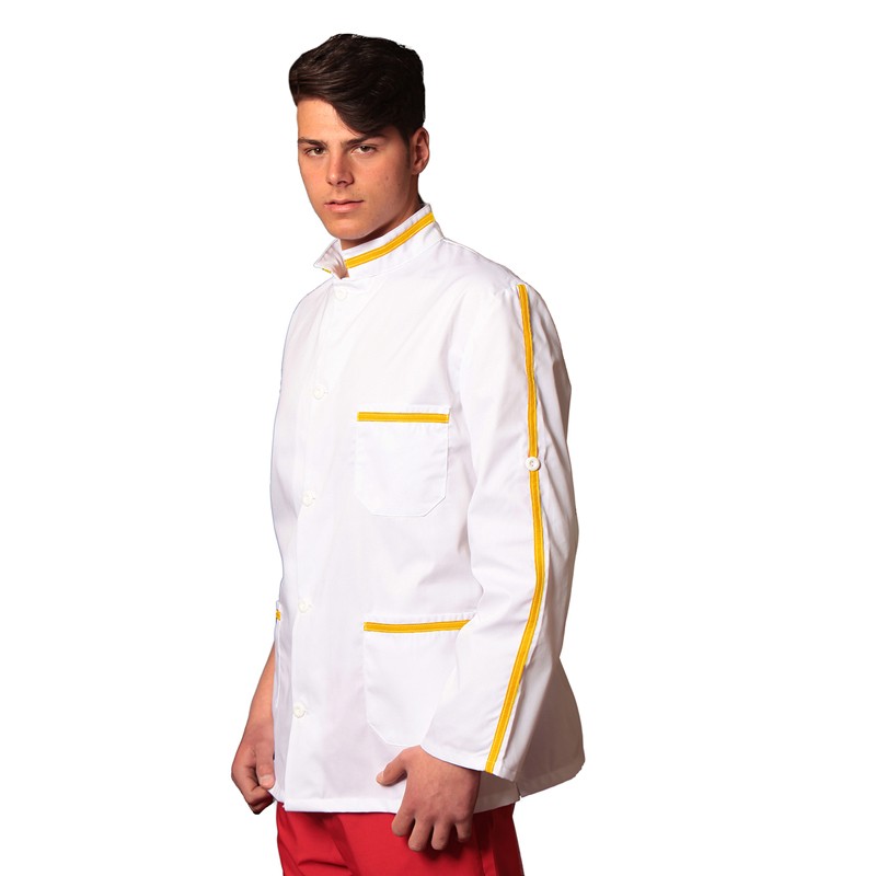 Giacca Casacca per salumiere e macellaio. Personalizzabile con il tuo logo