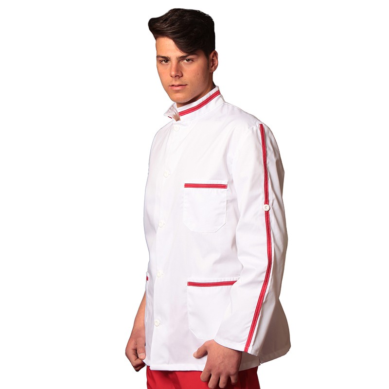 Giacca Casacca per salumiere e macellaio. Personalizzabile con il tuo logo