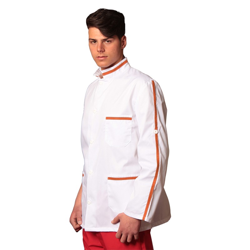 Giacca Casacca per salumiere e macellaio. Personalizzabile con il tuo logo