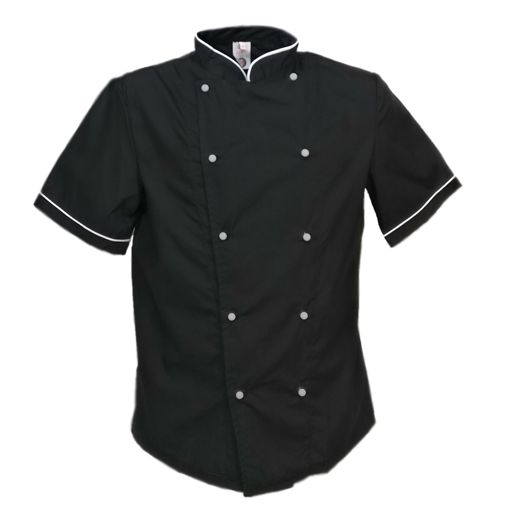 Giacca da chef estiva con mezze maniche. Personalizzabile con il tuo logo