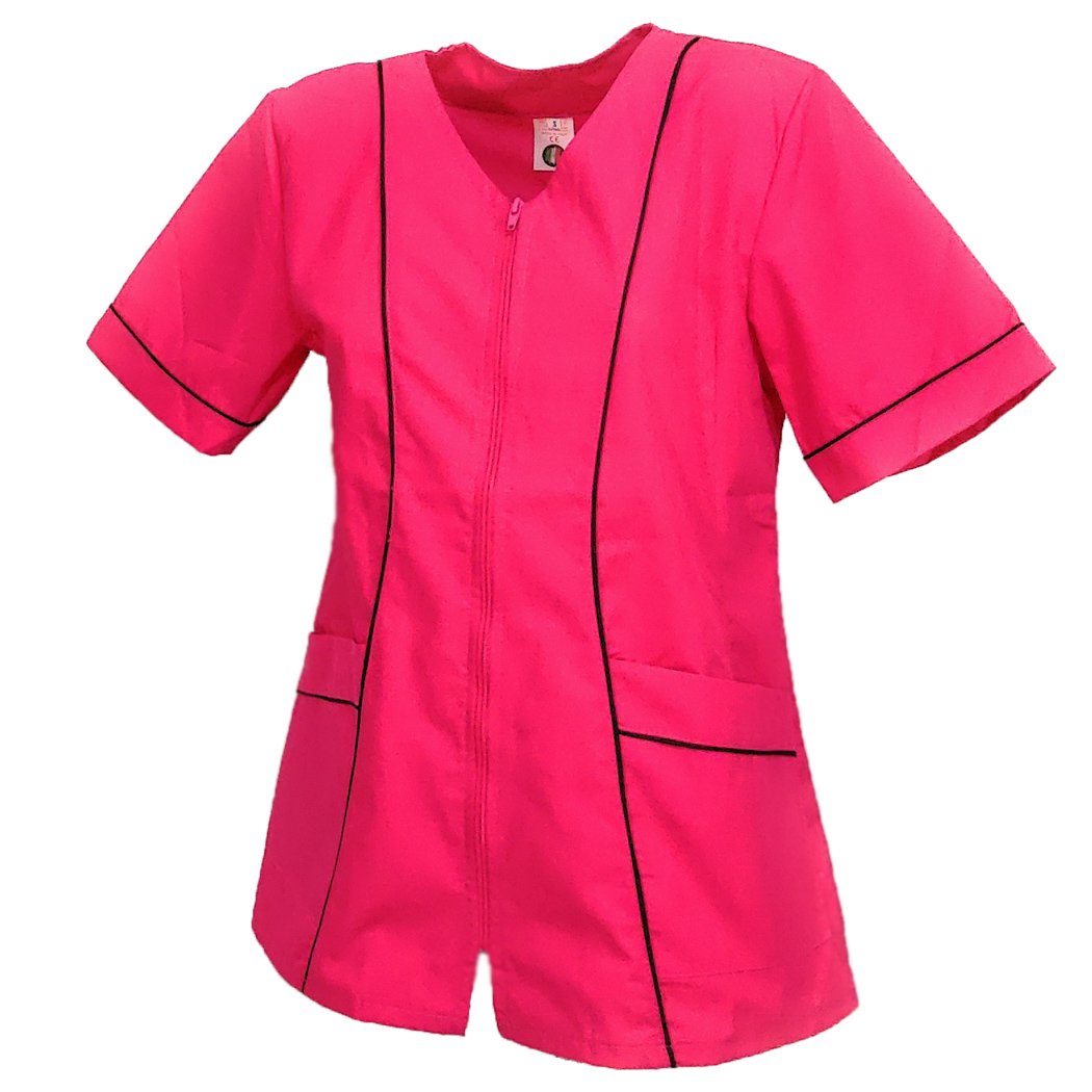 Camice da donna con zip. Personalizzabile con il tuo logo