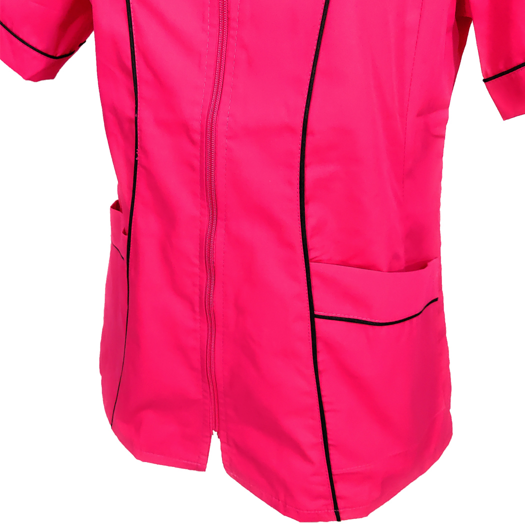 Camice da donna con zip. Personalizzabile con il tuo logo