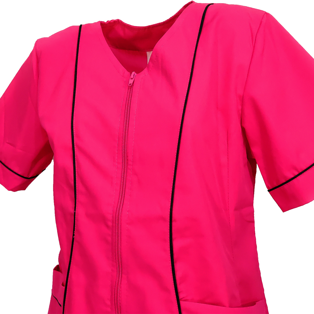 Camice da donna con zip. Personalizzabile con il tuo logo