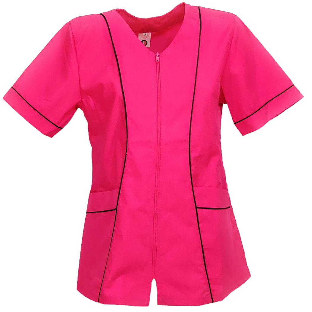 Casacca per estetista / parrucchiera. Personalizzabile con il tuo logo