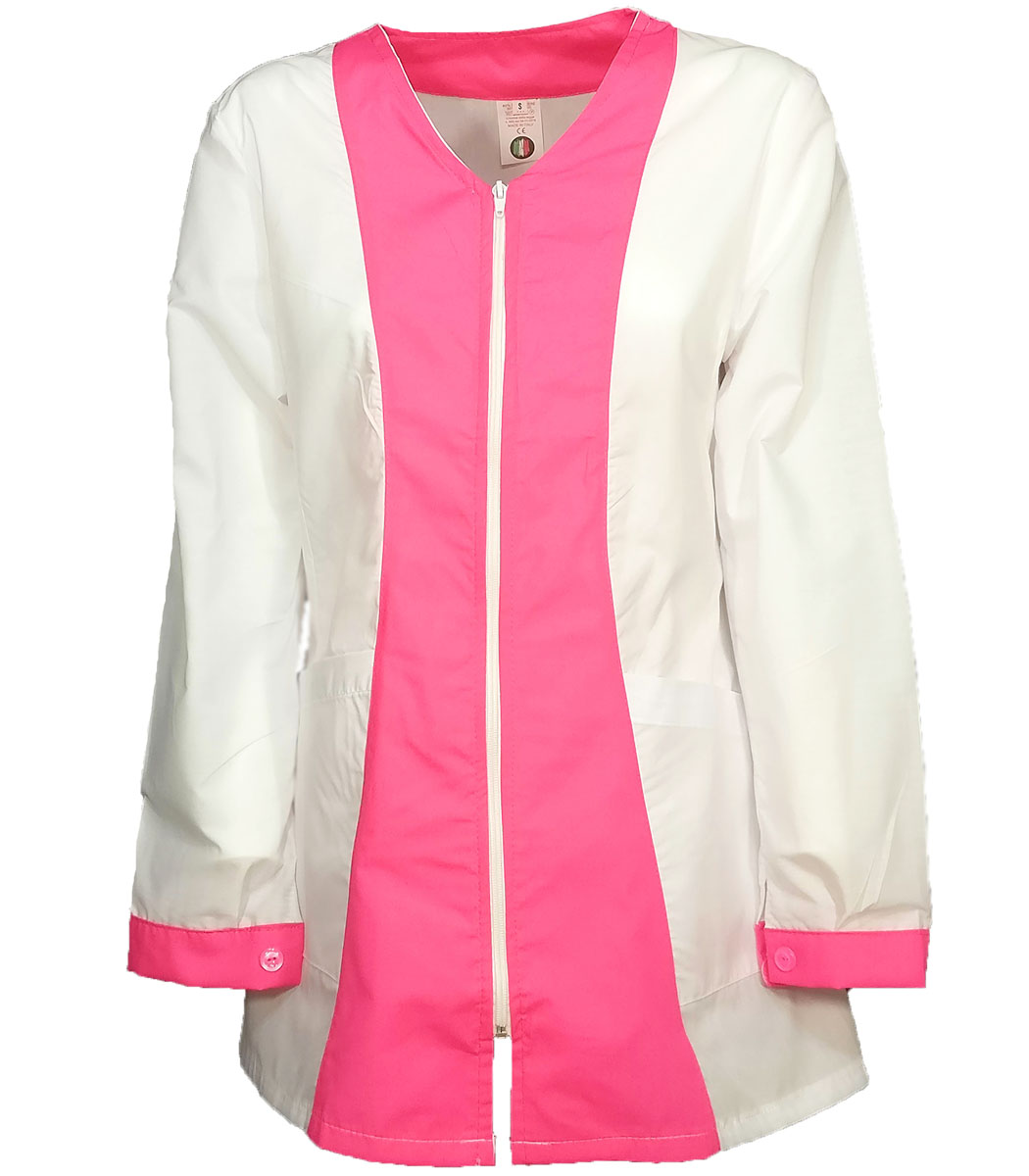 Camice da donna con petto colorato. Personalizzabile con il tuo logo