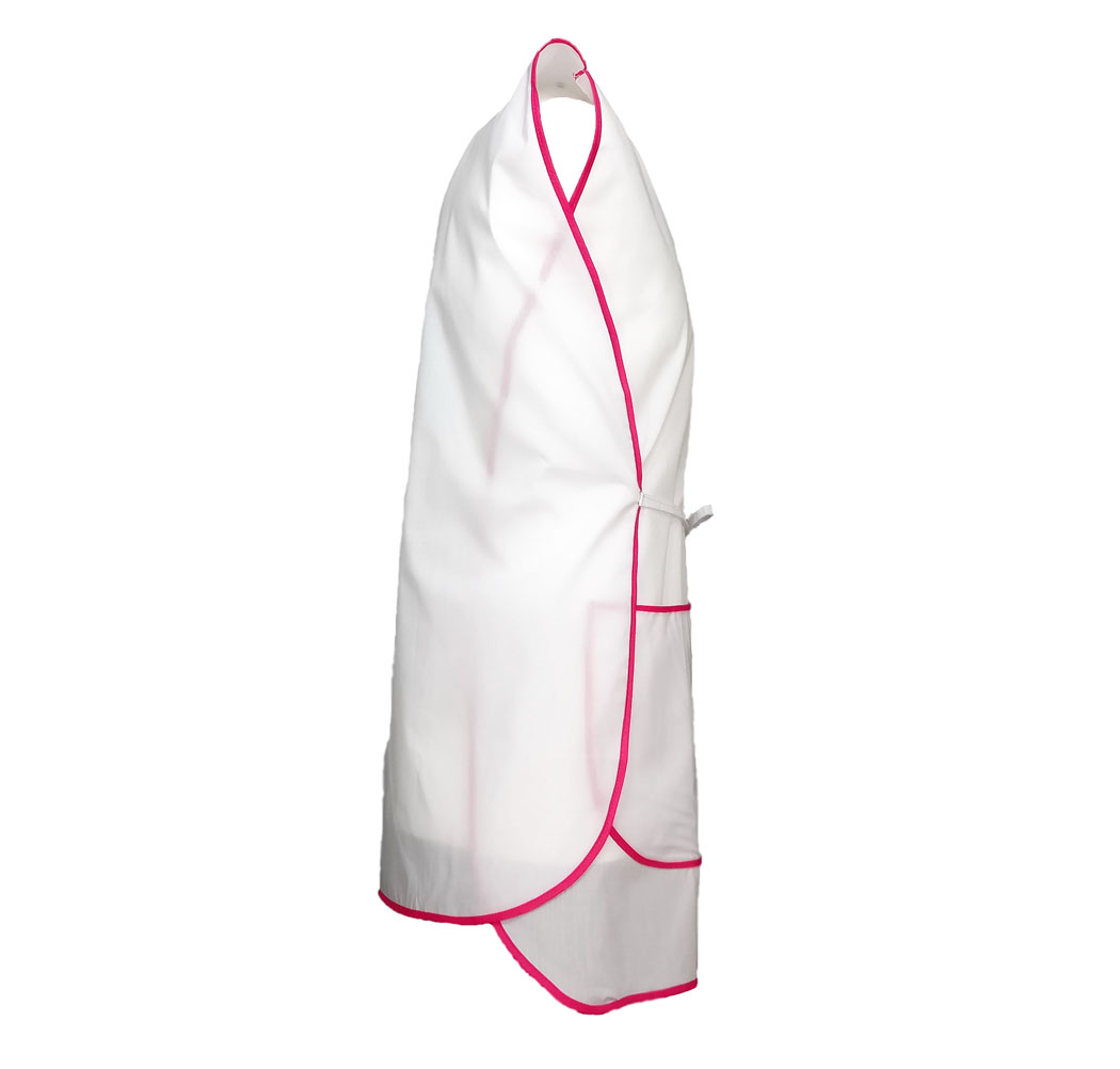 Poncho da estetista. Personalizzabile con il tuo logo