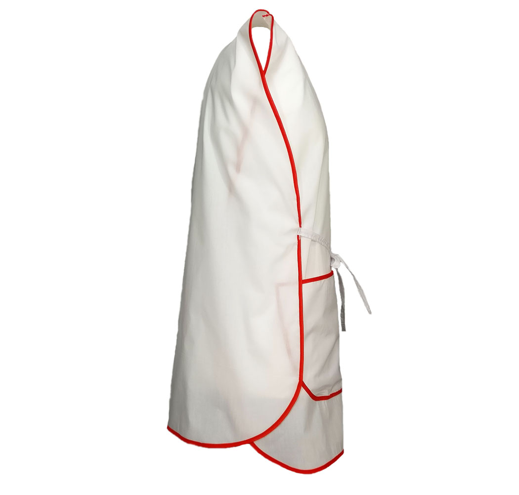 Poncho da estetista. Personalizzabile con il tuo logo