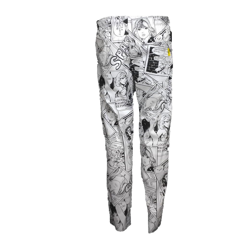 Pantalaccio da lavoro a fumetti unisex. Personalizzabile con il tuo logo
