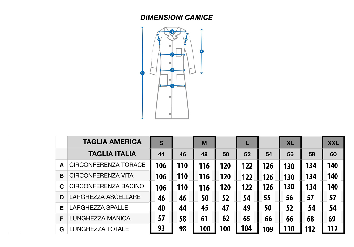 Camice da uomo in diverse taglie e colori. Personalizzabile con il tuo logo