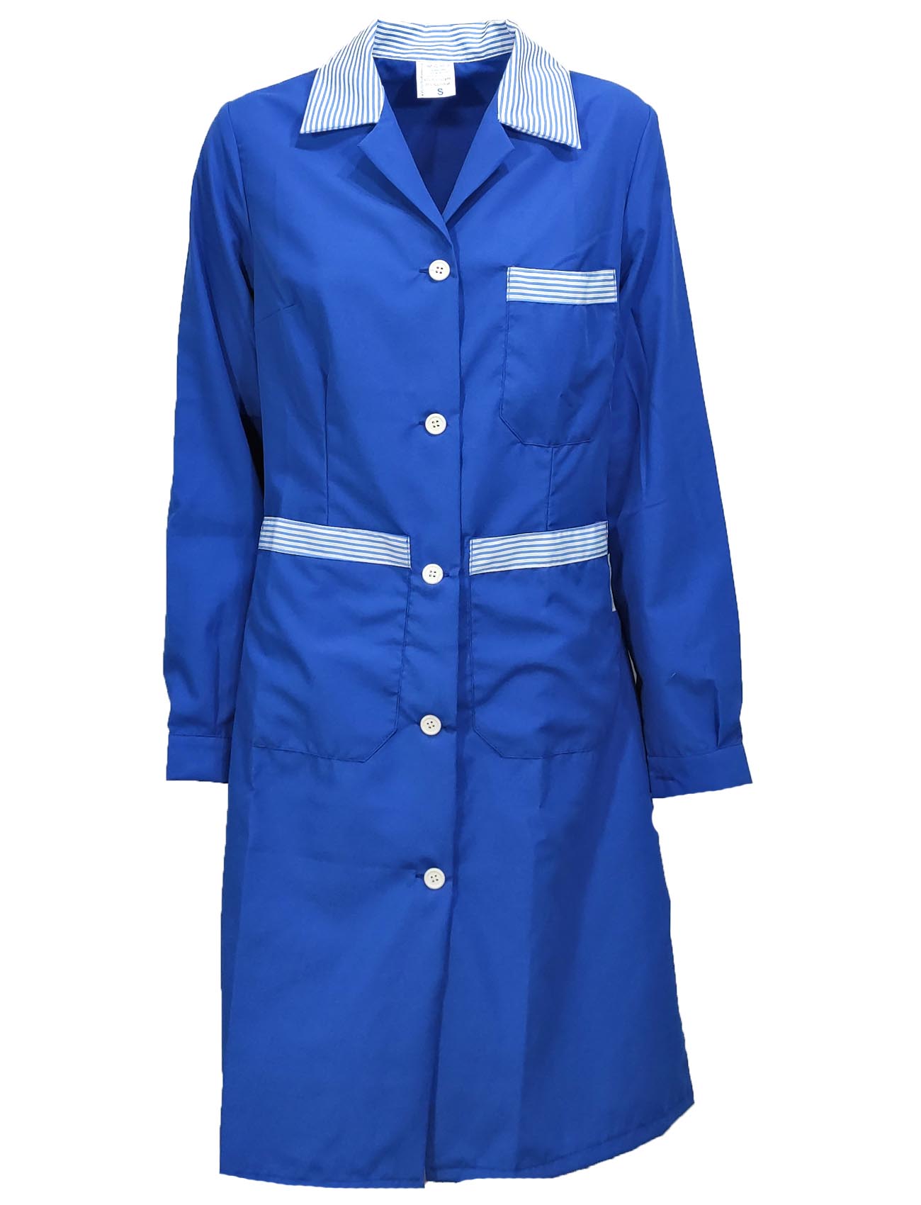 Camice da donna bicolore per pulizie. Personalizzabile con il tuo logo