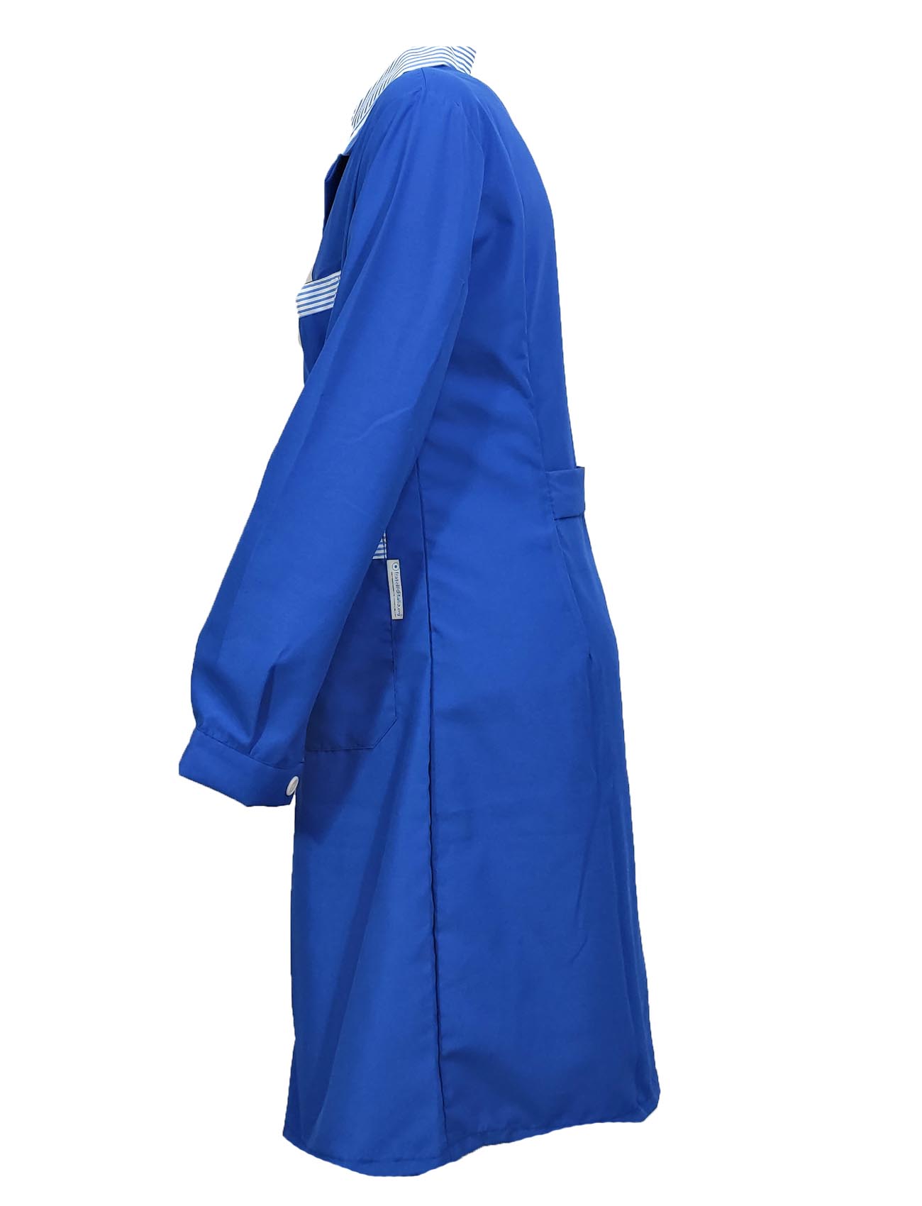 Camice da donna bicolore per pulizie. Personalizzabile con il tuo logo