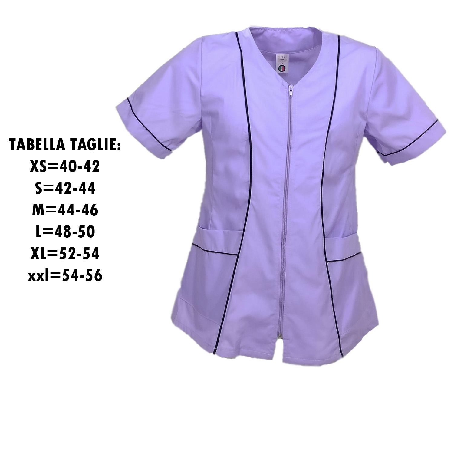 Casacca per estetista / parrucchiera. Personalizzabile con il tuo logo