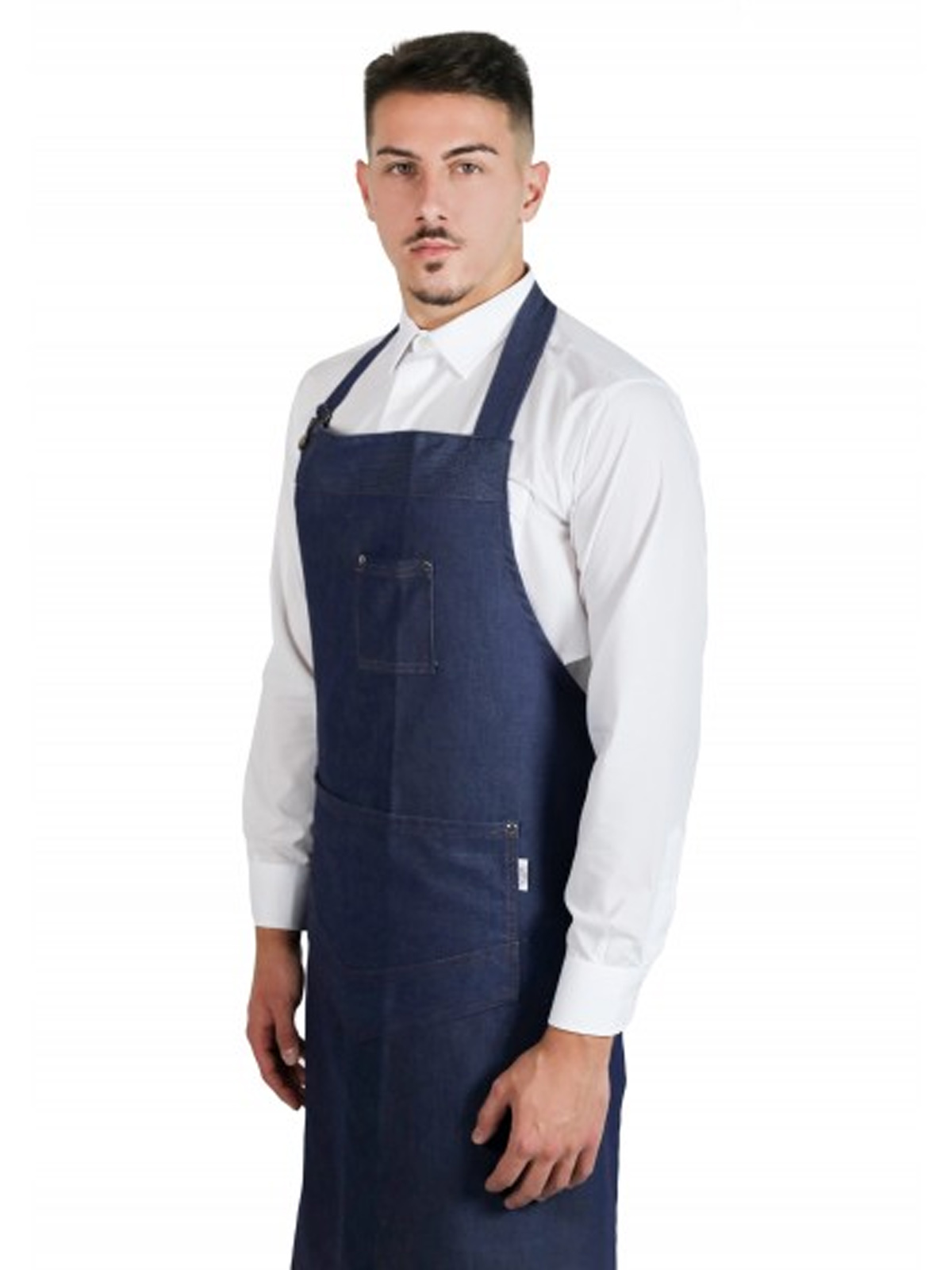 Grembiule professionale in jeans. Personalizzabile con il tuo logo