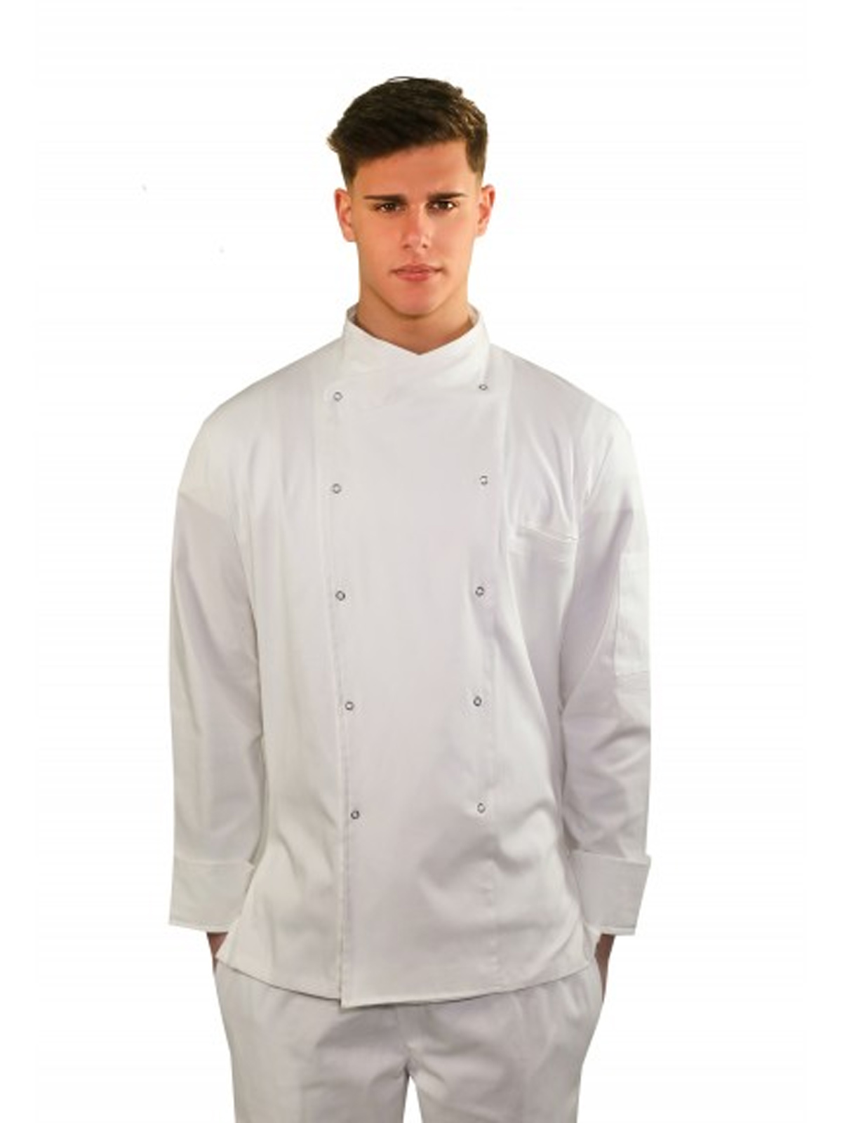Giacca da chef impermeabile per uomo. Personalizzabile con il tuo logo