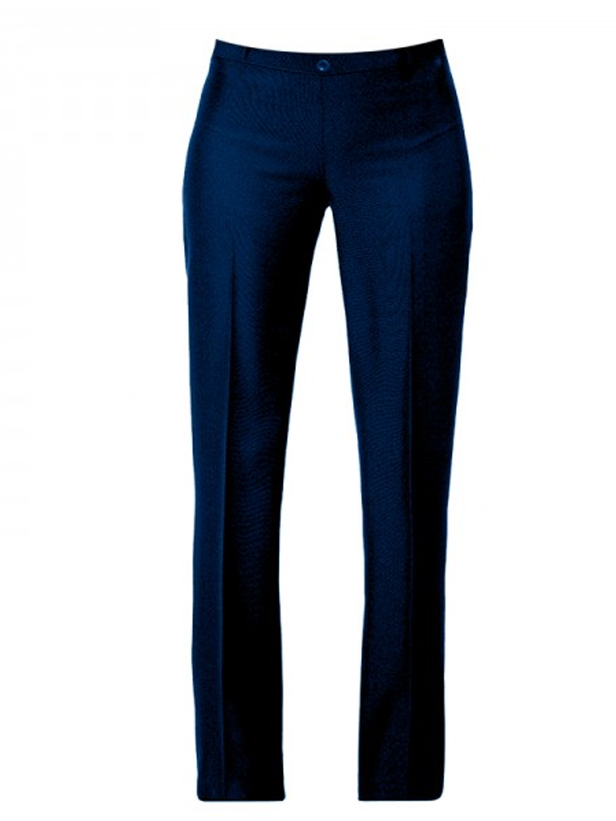 Pantalone donna blu in filato pettinato. Personalizzabile con il tuo logo