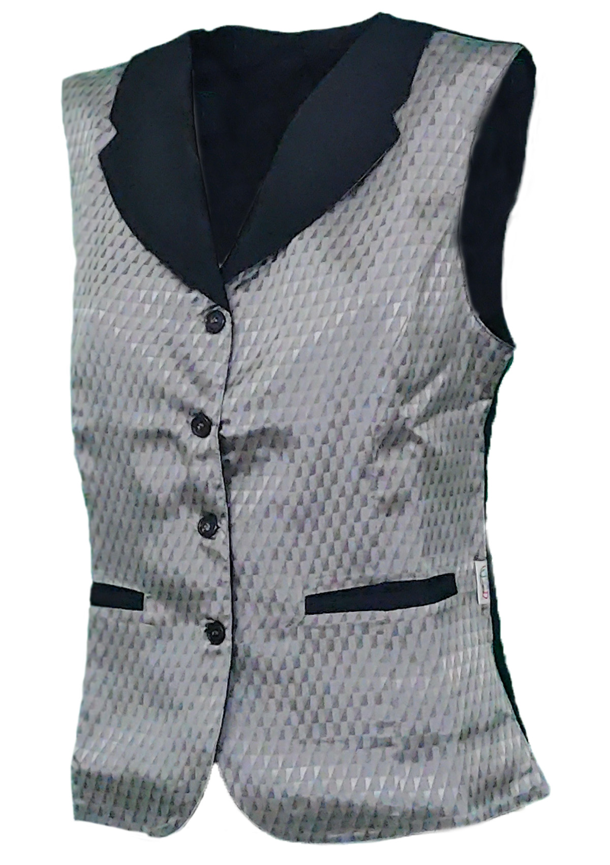Gilet sciallato da lavoro donna. Personalizzabile con il tuo logo