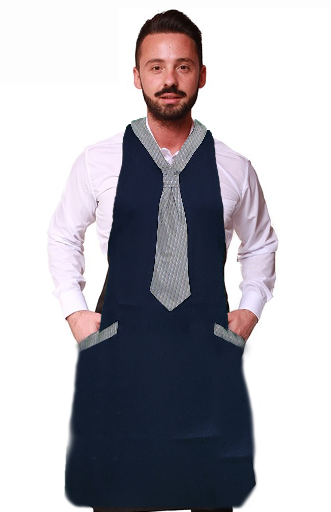 Grembiule Paragilet con cravatta. Personalizzabile con il tuo logo