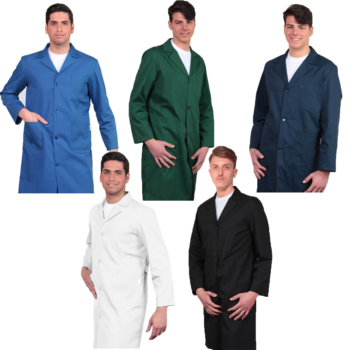 Chemises pour hommes de différentes tailles et couleurs. Personnalisable avec votre logo