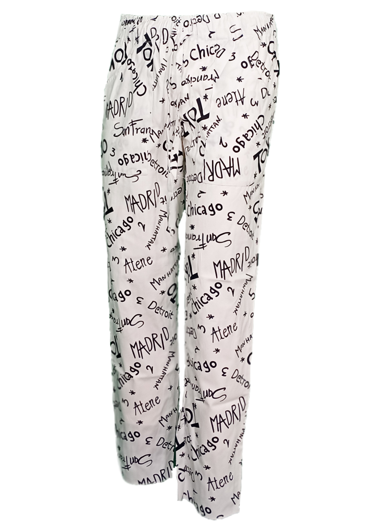 Pantalaccio da cuoco unisex in pop art. Personalizzabile con il tuo logo