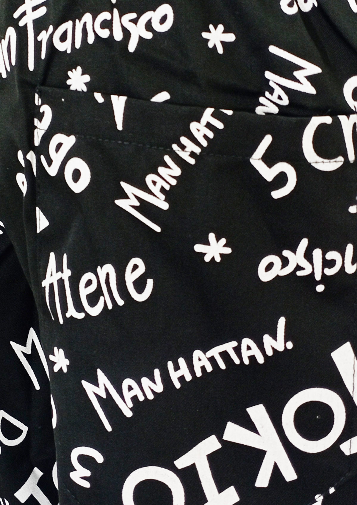 Pantalaccio da cuoco unisex in pop art. Personalizzabile con il tuo logo