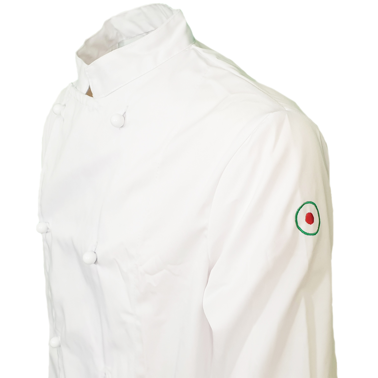 Giacca da chef cotone bianca. Personalizzabile con il tuo logo